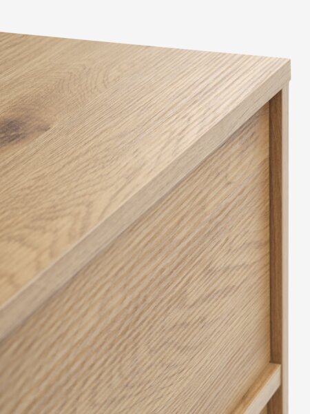 Cassettiera 4 cassetti TRANUM color rovere caldo