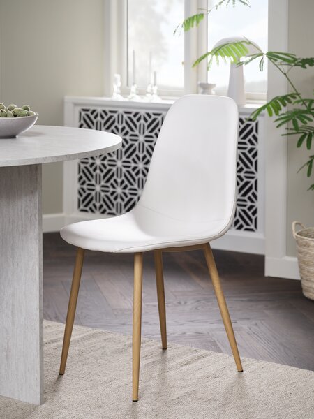 Dining chair JONSTRUP white/oak colour