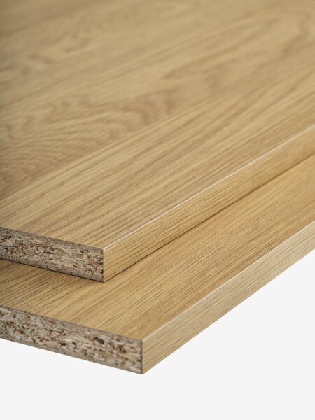 Shelves for ODENSE wardrobe pack of 2 warm oak colour