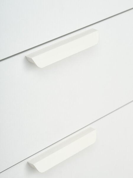 Wardrobe JENSLEV 96x176 2 doors 3 drawers white