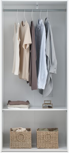 Armadio KORUP 78x176 cm 2 ante bianco