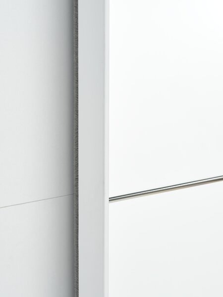 Wardrobe RABERG 200x200 w/mirror white