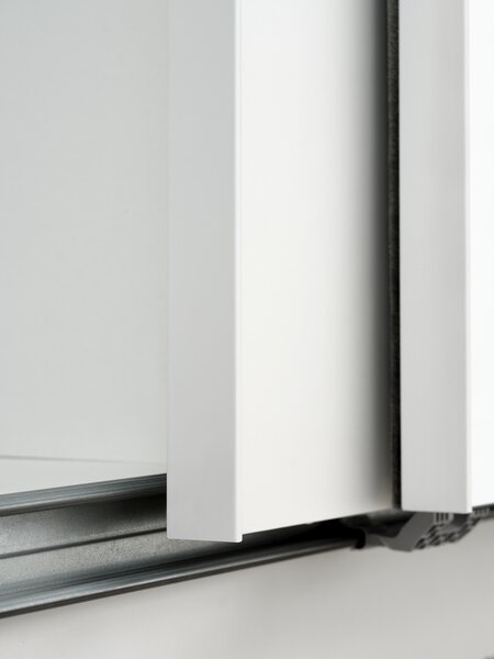 Wardrobe RABERG 200x200 w/mirror white