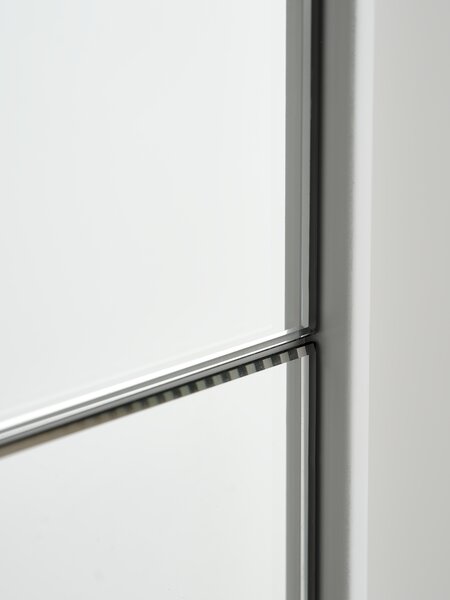 Wardrobe RABERG 200x200 w/mirror white