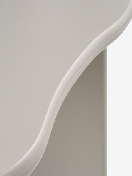 Desk VORDINGBORG 60x120 2 shelves beige