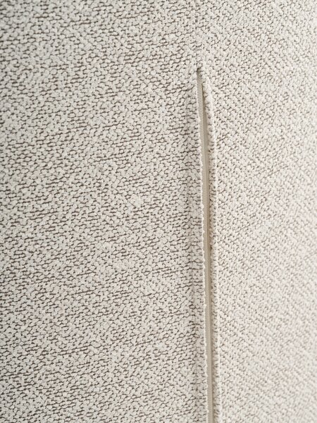 Lounge chair ANDRUP swivel beige fabric