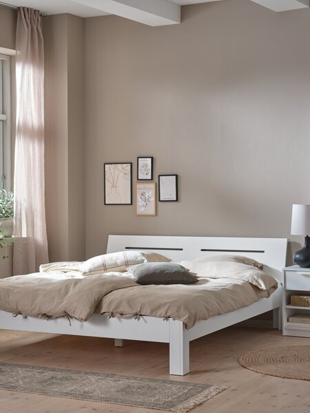 Struttura letto OLSKER 160x190 cm bianco