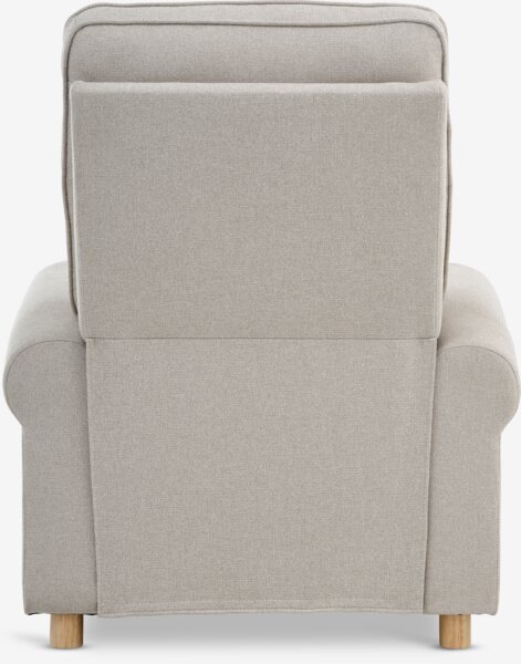 Recliner FERRITSLEV beige stoff