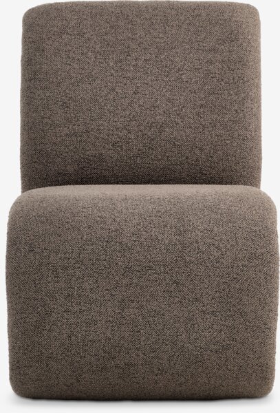Lounge chair GULDBJERG dark sand fabric