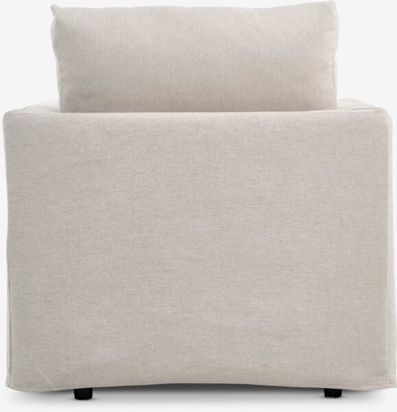 Poltrona LYNGAA fodera staccabile tessuto beige