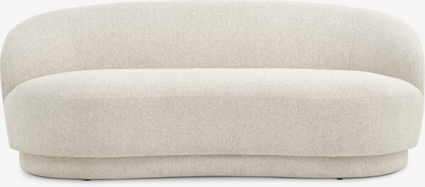 Divano ANDRUP 3 posti ovale tessuto beige