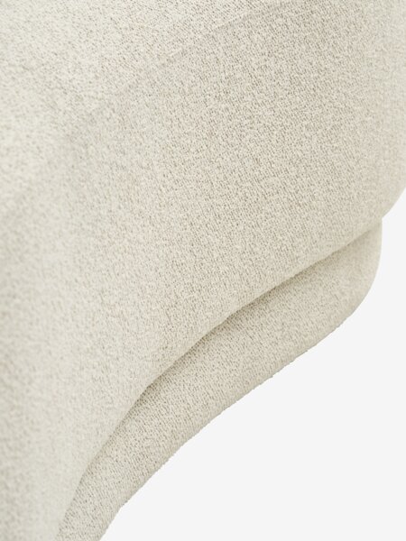 Divano ANDRUP 3 posti ovale tessuto beige