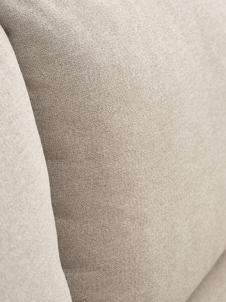 Sofa HEDEHUSENE 3 seater beige fabric/chrome