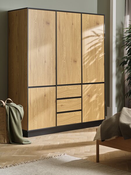 Specchio ILBJERG 40x160 cm nero