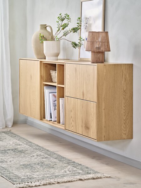 Bettgestell VEMMELEV 120x200 beige Stoff
