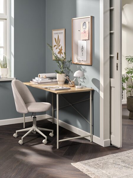 Scrivania VANDBORG 60x120 cm color rovere/beige
