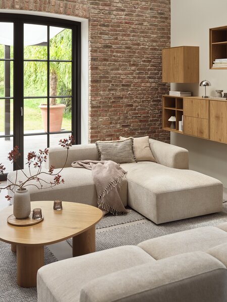 Sofa modul SKEJBY sa lenjivcem desni pesak tkanina