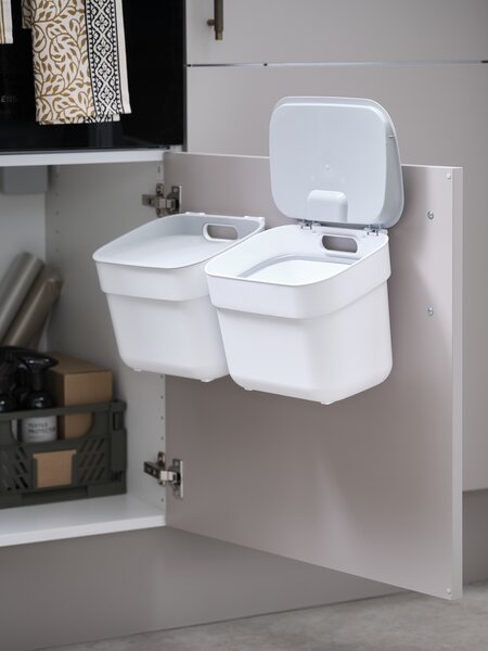 Dustbin READY TO COLLECT 5L white
