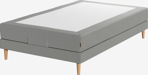 Elevationsseng 120x200cm JOSELVA grå-23 Medium