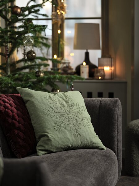 Fodera cuscino PETALIT 50x50 cm verde