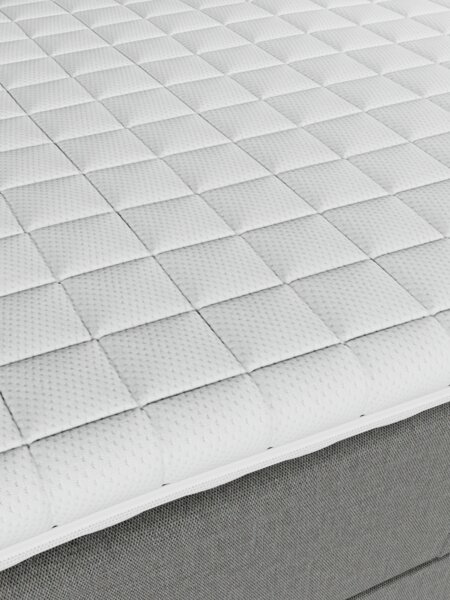 Elevationsseng 80x200cm BJORSUND + KOLA grå-23 Fast