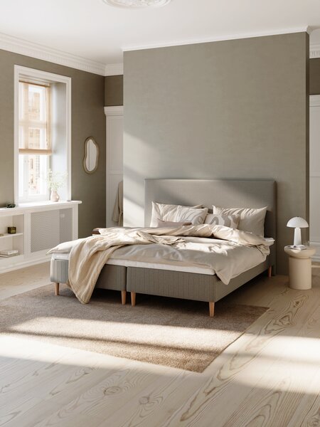 Resårbotten 180x200cm FJELNA + EKSO grå-23 medium