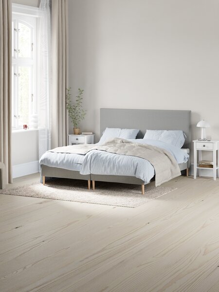 Resårbotten 160x200cm DINGLA + MURU grå-23 medium