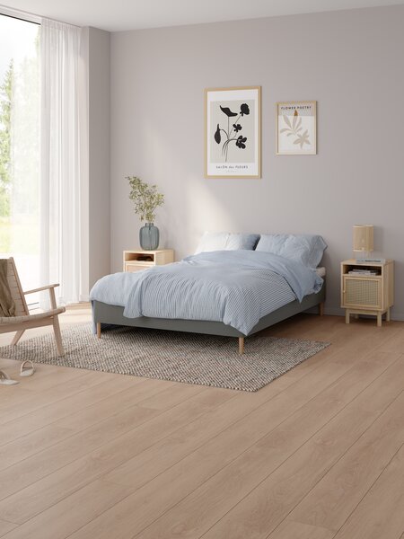 Runkopatja 140x200cm SKAUPA harmaa-33 + FLYA keskikova