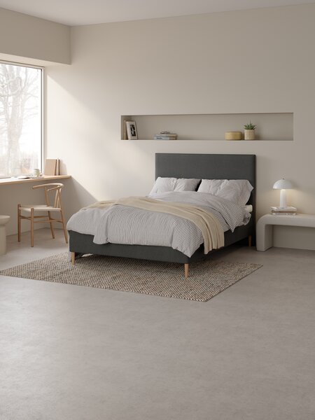 Runkopatja 140x200cm KVENNA harmaa-40 + BRYA keskikova