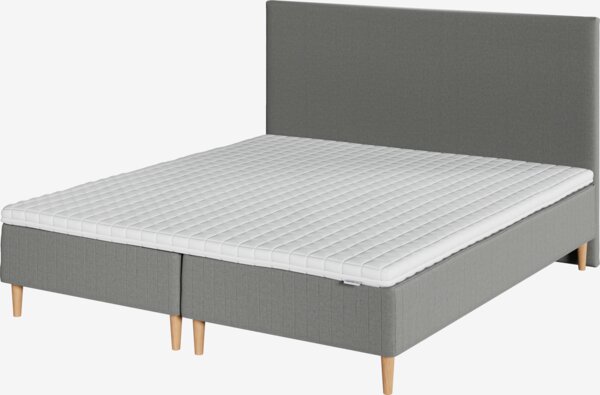 Resårbotten 180x200cm FJELNA + EKSO grå-23 medium