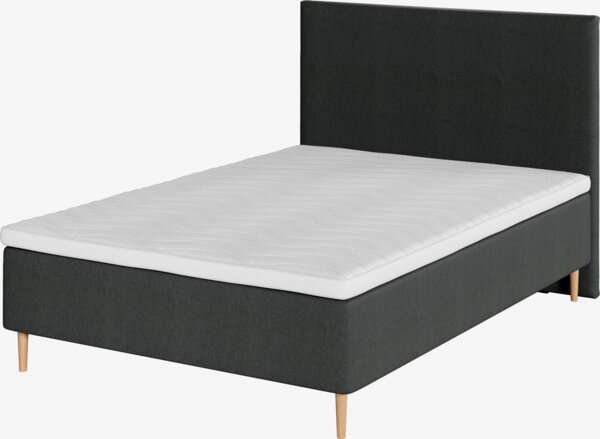 Boxmadras 140x200cm HORSLA + RESA grå-40 Fast