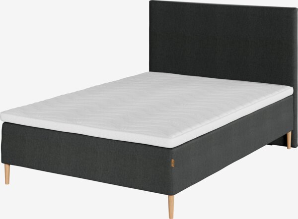 Boxmadras 140x200cm KVENNA + TOSEN grå-40 Medium