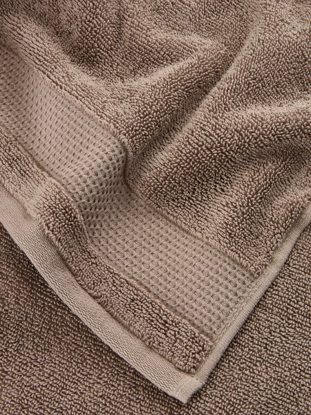 Asciugamano NORA 50x100 cm color sabbia scuro