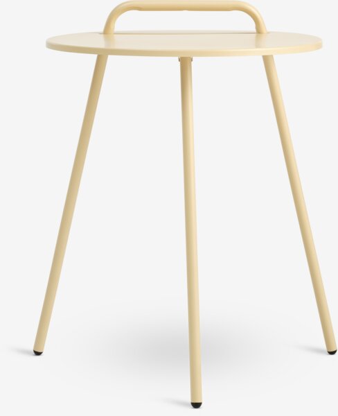 End table STAE D40 light yellow