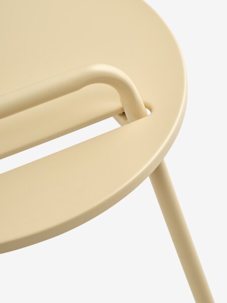 End table STAE D40 light yellow