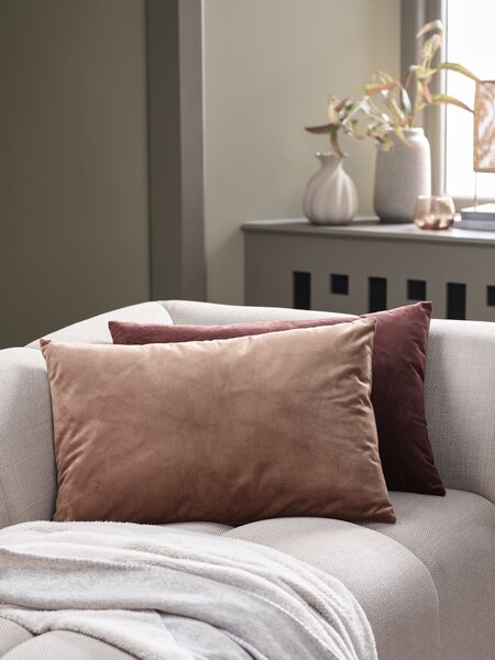 Poszewka na poduszkę ozdobną ERTEVIKKE 40x60 jasnobrązowy