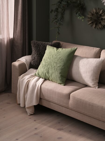 Fodera cuscino PETALIT 50x50 cm verde