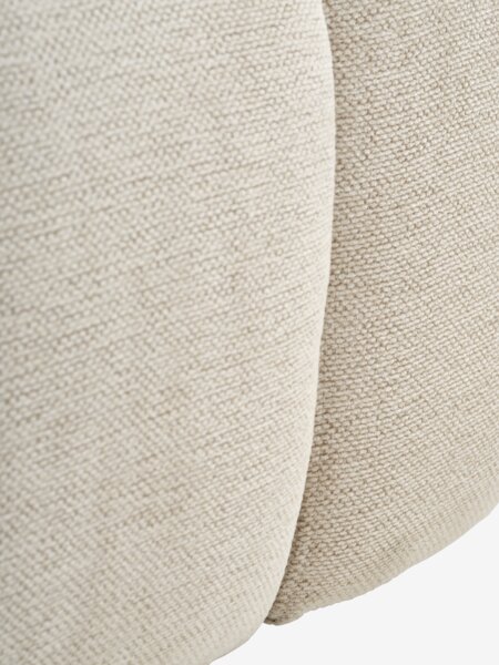 Sofa bed ORMSLEV 3 seater beige fabric