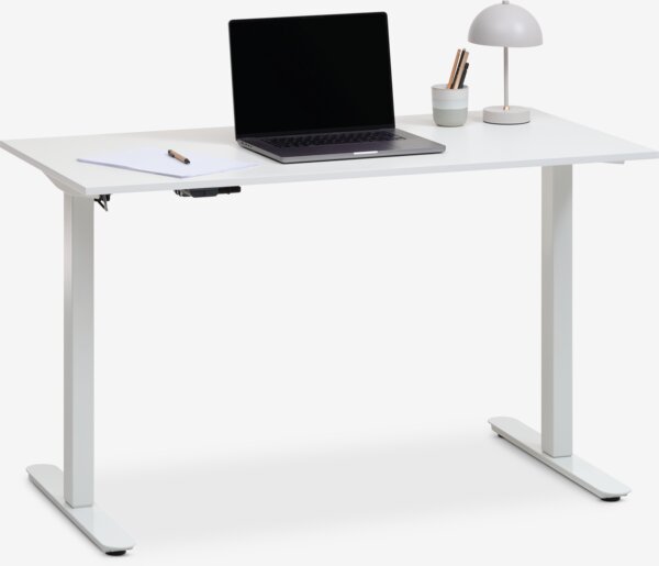 Height-adjustable desk SVANEKE 60x120 white