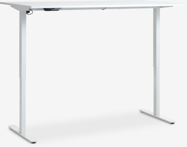 Höhenverstellbarer Schreibtisch SVANEKE 70x140 weiß