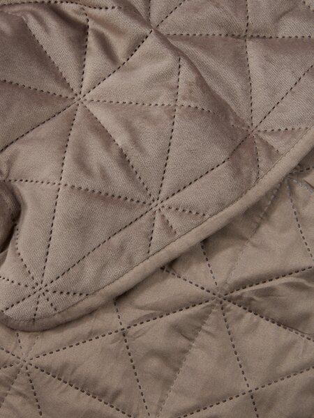 Prikrývka na posteľ ENGBLOMME 220x240 tmavá piesková