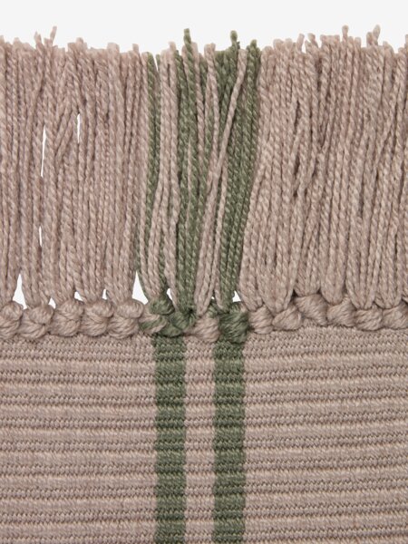 Alfombra HEISTARR 70x140 arena/oliva oscuro