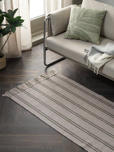 Alfombra HEISTARR 70x140 arena/oliva oscuro