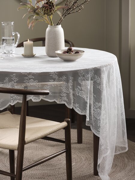 Tablecloth CIKORIA 140x240 white