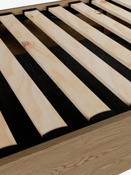 Кушетка FOLDAGER 160x200 с повдигащ механизъм, цв. нат. дъб