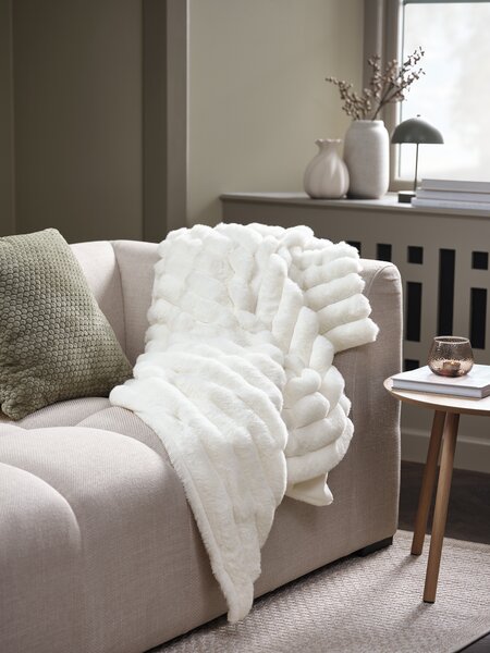 Manta FJELLPRYD 130x170 blanco