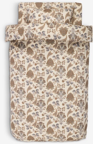 Спално бельо с чаршаф MIMMI 140x200 сатен цвят пясък