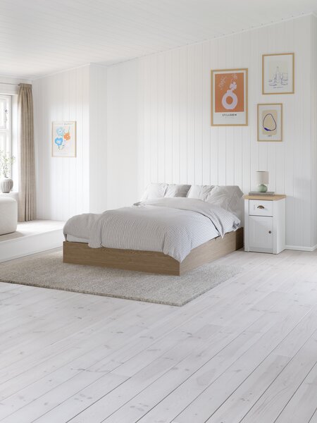 Colchón de espuma 150x190cm WELLPUR KVITA GF85 blanco