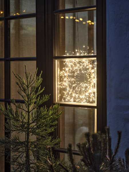 Weihnachtskranz Outdoor PYROP Ø25cm m/720 LED und Timer
