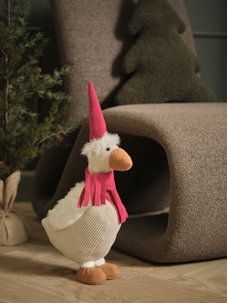 XMAS Duck VILI H48cm off-white